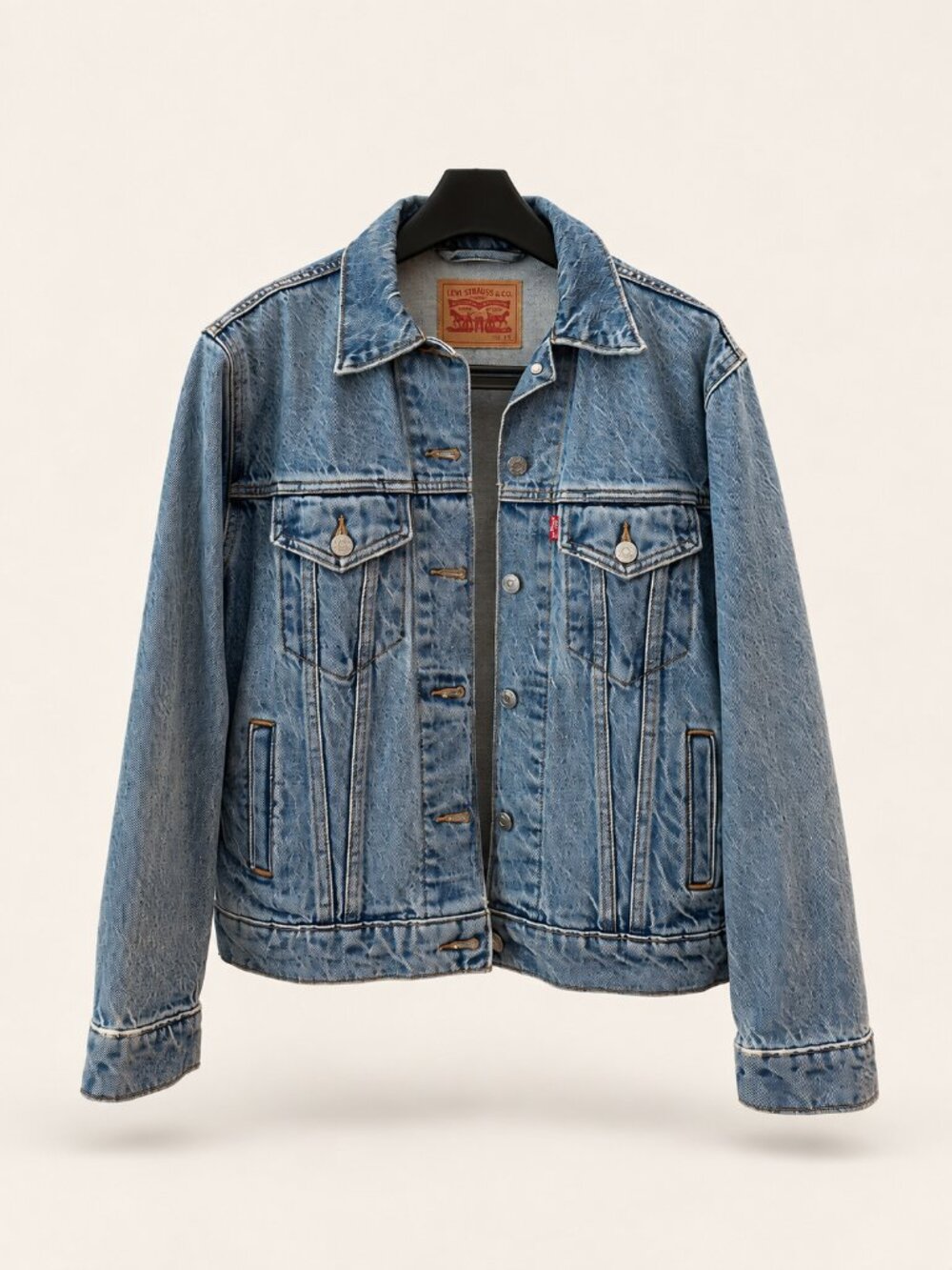 Levi's Denim Trucker Jacket – Light Wash, Size XS